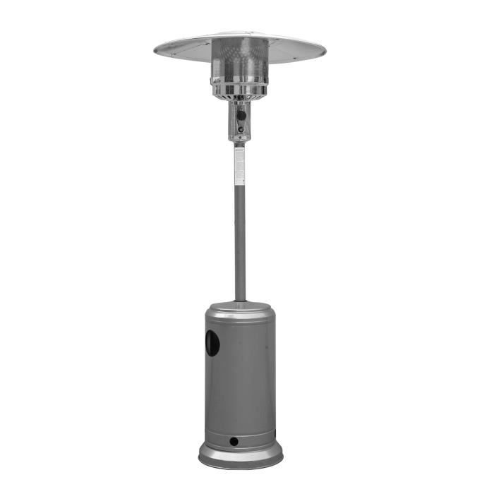 FAVEX - Parasol Chauffant Gaz 12 kW - Gris - Cdiscount Jardin