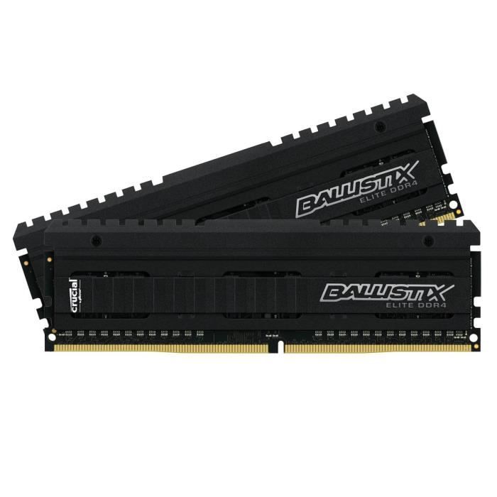 Vente Memoire PC BALLISTIX ELITE MÉMOIRE PC KIT - DDR4 - 16GB (8GB*2) - 26666 pas cher