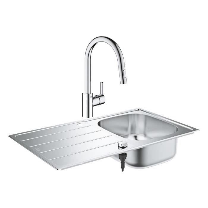 Evier acier inoxydable GROHE - vue 3
