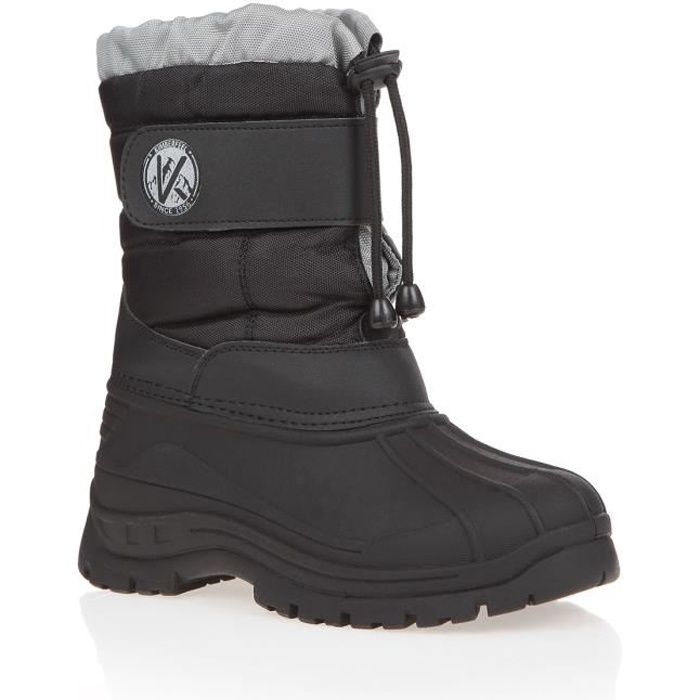 KIMBERFEEL Bottes Après-ski Ferris - Femme - Noir