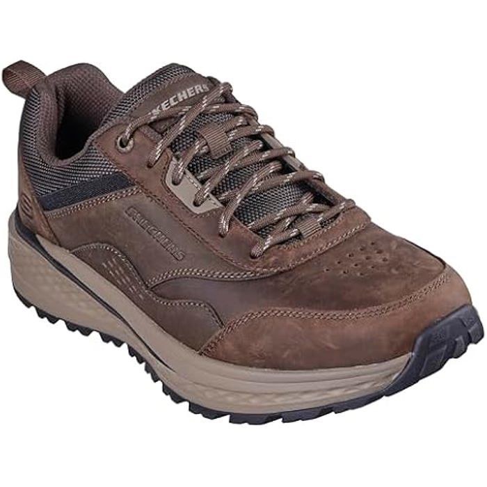 Skechers Basket - SKECHERS - Slade Ultra Peralto - Cuir - Cacao - Lacets