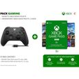 Pack Xbox : Manette nouvelle génération avec câble pour PC - Noir + Abonnement Xbox Game Pass 3 mois pour PC-1