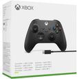 Pack Xbox : Manette nouvelle génération avec câble pour PC - Noir + Abonnement Xbox Game Pass 3 mois pour PC-2