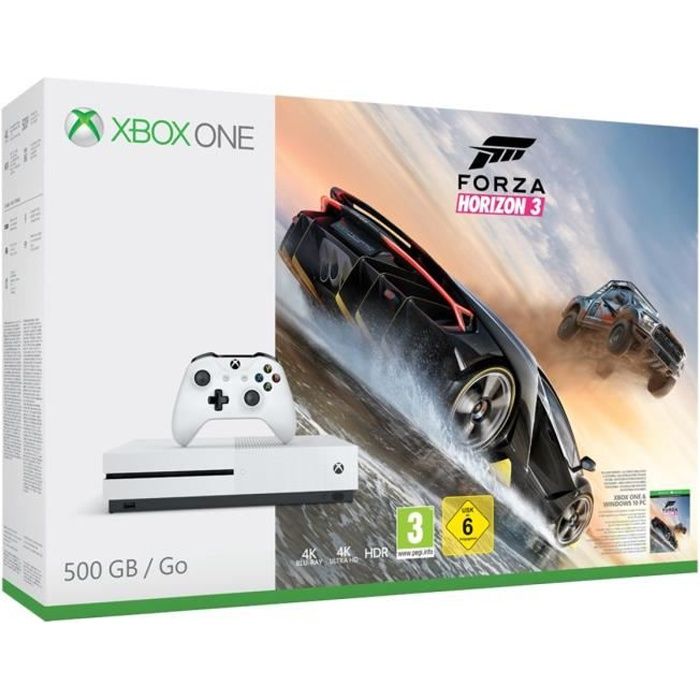 Xbox One S 500 Go Forza Horizon 3