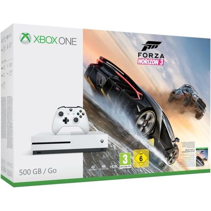 Xbox One S 500 Go Forza Horizon 3 Reconditionné - Microsoft reconditionné disponible sur Cdiscount Seconde Vie