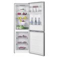 Réfrigérateur congélateur bas - CONTINENTAL EDISON - 325L - Total No Frost - distributeur d'eau- Inox-1