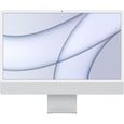 Apple - 24" iMac Retina 4,5K (2021) - Puce Apple M1 - RAM 8Go - Stockage 512Go - GPU 8 coeurs - Argent-0