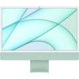 Apple - 24" iMac Retina 4,5K (2021) - Puce Apple M1 - RAM 8Go - Stockage 256Go - GPU 8 coeurs - Vert-0