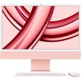 Apple - 24" - iMac Retina 4,5K (2023) - Puce Apple M3 - RAM 8Go - Stockage 256Go - GPU 8 coeurs - Rose-0