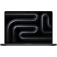 MacBook Apple MacBook Pro 16" 512Go SSD 18Go RAM Puce M3 Pro CPU 12 coeurs GPU 18 coeurs Noir sideral Nouveau-0