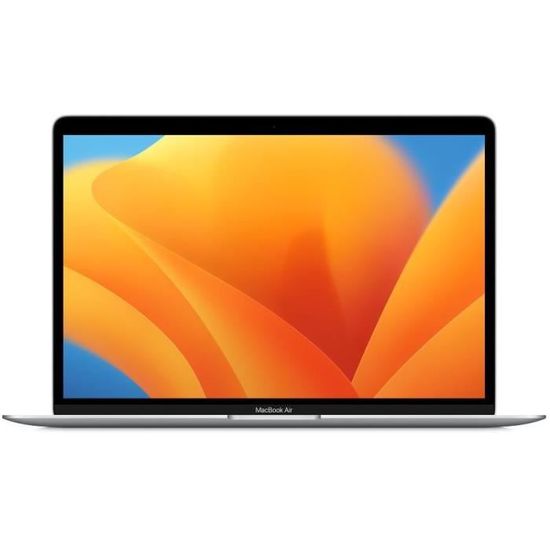 Apple - 13,3" MacBook Air (2020) - Puce Apple M1 - RAM 8Go - Stockage 256Go - Argent - AZERTY