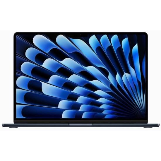 Apple - 15,3" MacBook Air M2 (2023) - RAM 8Go - Stockage 256Go - Minuit - AZERTY