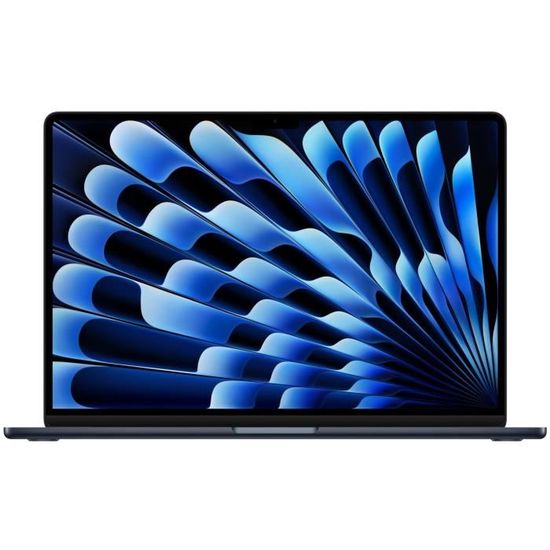 Apple - 15" MacBook Air M3 (2024) - RAM 8Go - Stockage 512Go - Minuit - AZERTY