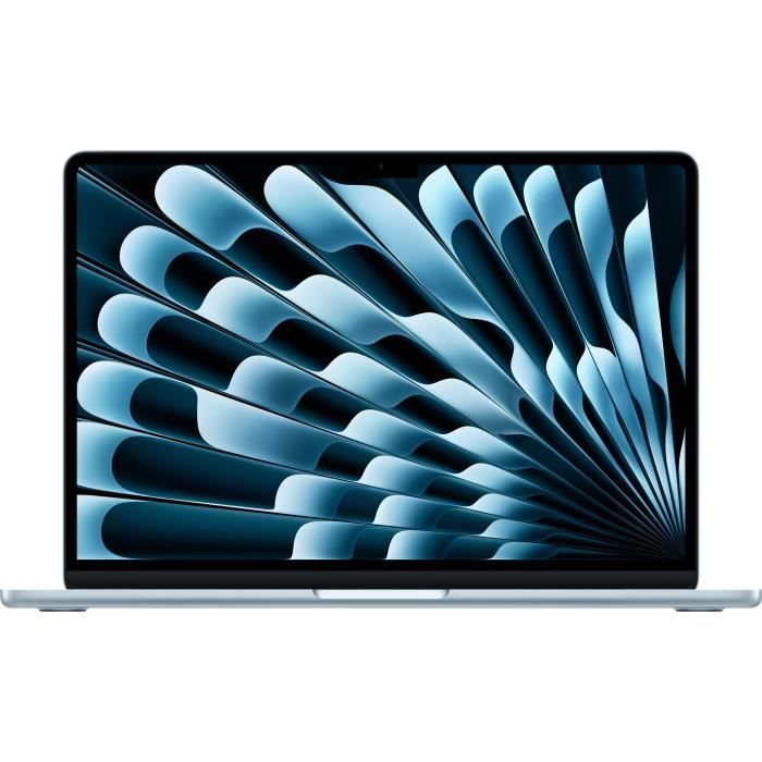 Apple - 13,6 MacBook Air M4 (2025) - RAM 24Go - Stockage 512Go - CPU 10 cœurs - GPU 10 cœurs - Bleu ciel