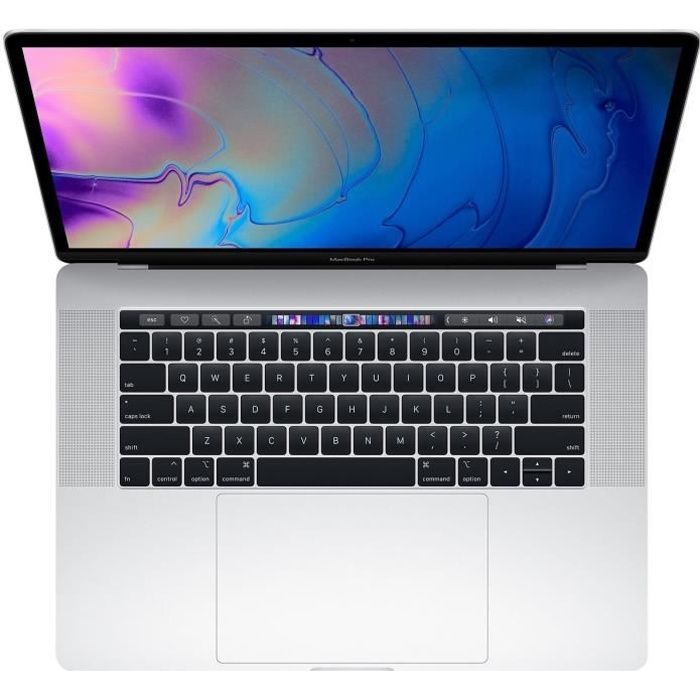 Vente PC Portable MacBook Pro 15,4" Retina avec Touch Bar - Intel Core i7 - RAM 16Go - 256Go SSD - Argent pas cher