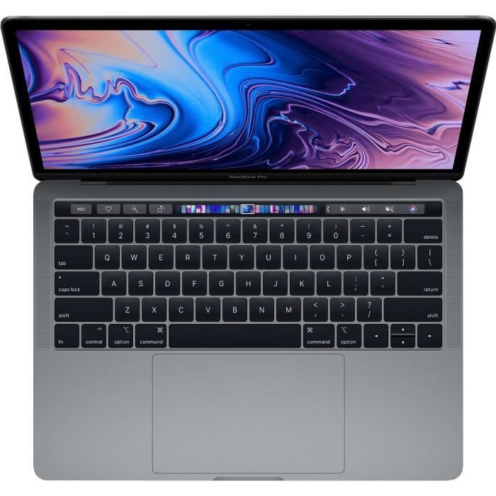  PC Portable MacBook Pro 13,3" Retina avec Touch Bar - Intel Core i5 - RAM 8Go - 256Go SSD - Gris Sidéral pas cher