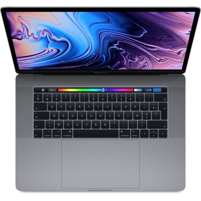 Vente PC Portable MacBook Pro 15,4" Retina avec Touch Bar - Intel Core i7 - RAM 16Go - 512Go - Gris Sidéral pas cher Vente PC Portable MacBook Pro 15,4" Retina avec Touch Bar - Intel Core i7 - RAM 16Go - 512Go - Gris Sidéral pas cher