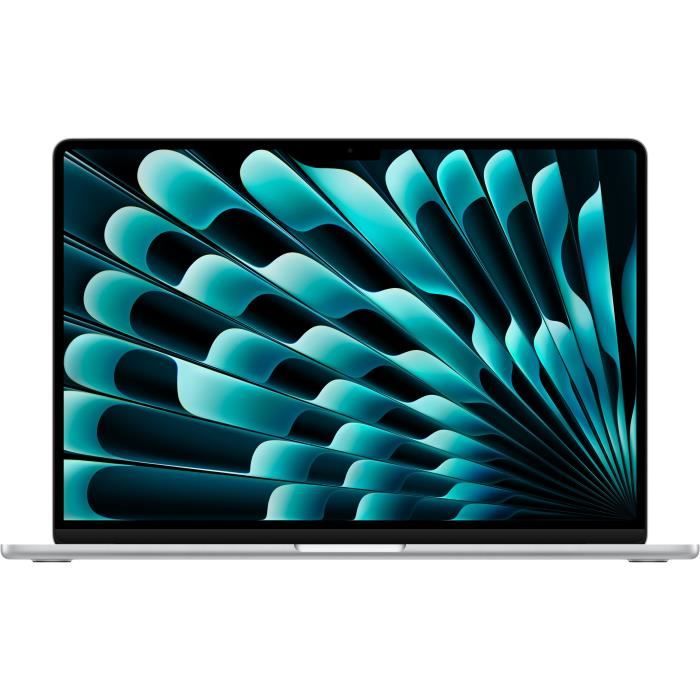 Apple – 153 MacBook Air M4 (2025) – RAM 16Go – Stockage 512Go – CPU 10 cœurs – GPU 10 cœurs – Argent