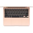 Apple - MacBook Air (2020) - Puce Apple M1 - 13,3" - RAM 8Go - Stockage 256Go - Or - AZERTY-1