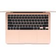 Apple - MacBook Air (2020) - Puce Apple M1 - 13,3" - RAM 8Go - Stockage 256Go - Or - AZERTY-1