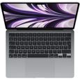 Apple - 13,6" MacBook Air M2 - RAM 8Go - Stockage 256Go - Gris Sidéral - AZERTY-1