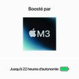 Apple - 14" - MacBook Pro M3 (2023) -  RAM 8Go - Stockage 512Go - Argent - Azerty-3