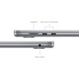 Apple - 15" MacBook Air M3 (2024) - RAM 8Go - Stockage 256Go - Gris Sidéral - AZERTY-3