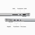 Apple - 14" MacBook Pro M3 (2024) - RAM 16Go - Stockage 1To - Gris Sidéral - AZERTY-4