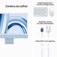 Apple - 24" - iMac Retina 4,5K (2023) - Puce Apple M3 - RAM 8Go - Stockage 512Go - GPU 10 coeurs - Bleu-8
