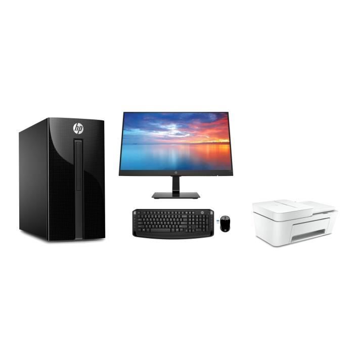 Pack  PC de bureau - i3-7100T - RAM 4Go - Stockage