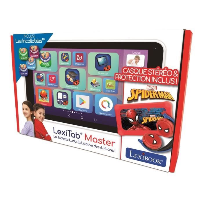 SPIDER-MAN LexiTab® Master Tablette enfant 7 avec pochette et