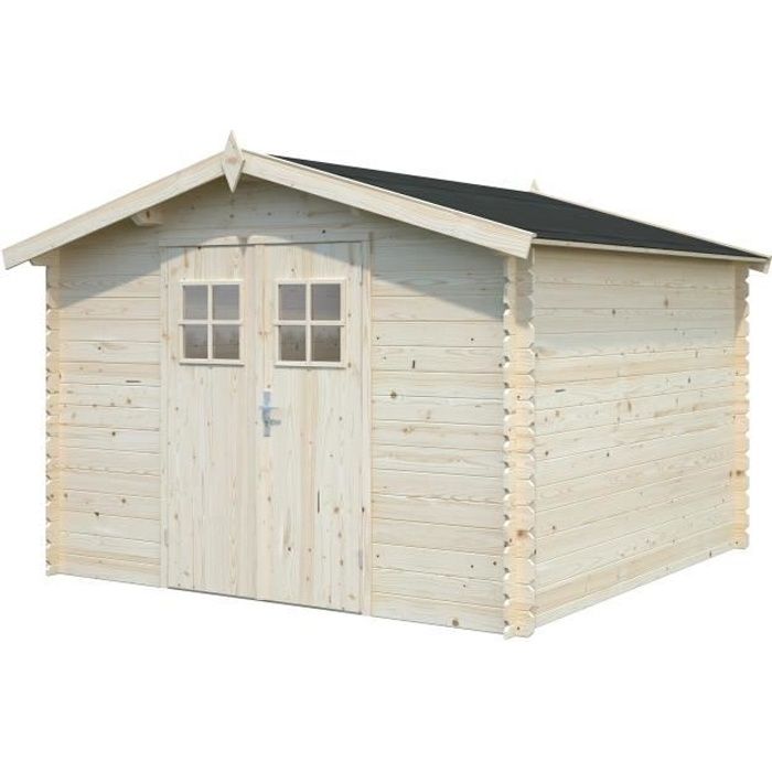 Whitewood Abri De Jardin Bois Paris Ii 78m² Sapin Fsc 279x279cm