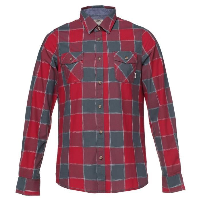 VANS Chemise à Carreaux Centra Homme - Rouge Rouge - Achat ... VANS Chemise à Carreaux Centra Homme - Rouge Rouge - Achat ...