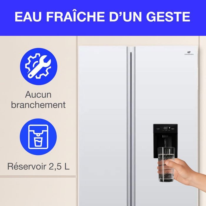 Réfrigérateur américain CONTINENTAL EDISON CERA505NFWD 503 L — free download