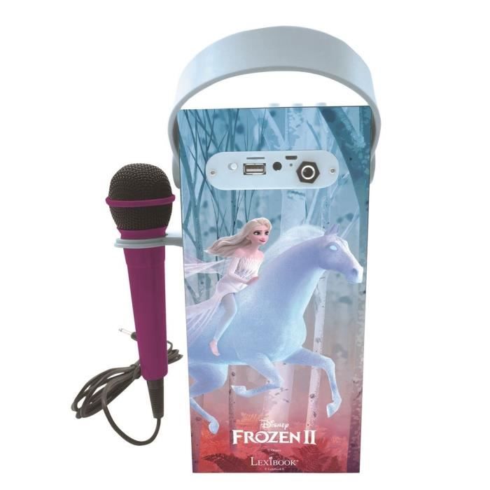 Enceinte Bluetooth Lexibook Portable avec micro et effets lumineux La Reine  des Neiges (Sélection de magasins) –