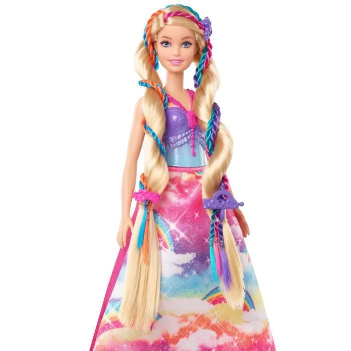 Poup e Barbie Princesse Tresses Magiques Barbie Extensions