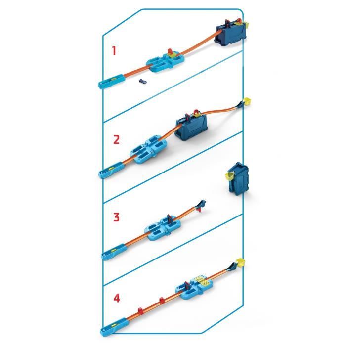 Hot Wheels Track Builder Pont Super Cascade DWW97 – Coffret Neuf Pour Circuit