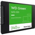 WESTERN DIGITAL - Green - Disque SSD Interne - 240 Go - 2,5" - WDS240G3G0A-0