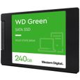 WESTERN DIGITAL - Green - Disque SSD Interne - 240 Go - 2,5" - WDS240G3G0A-2