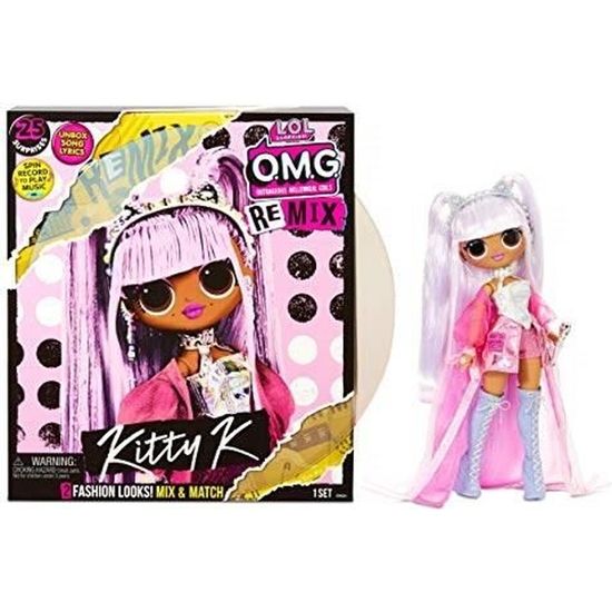 L.O.L. Surprise - Poupée O.M.G. Remix AA Kitty K - Cdiscount Jeux - Jouets