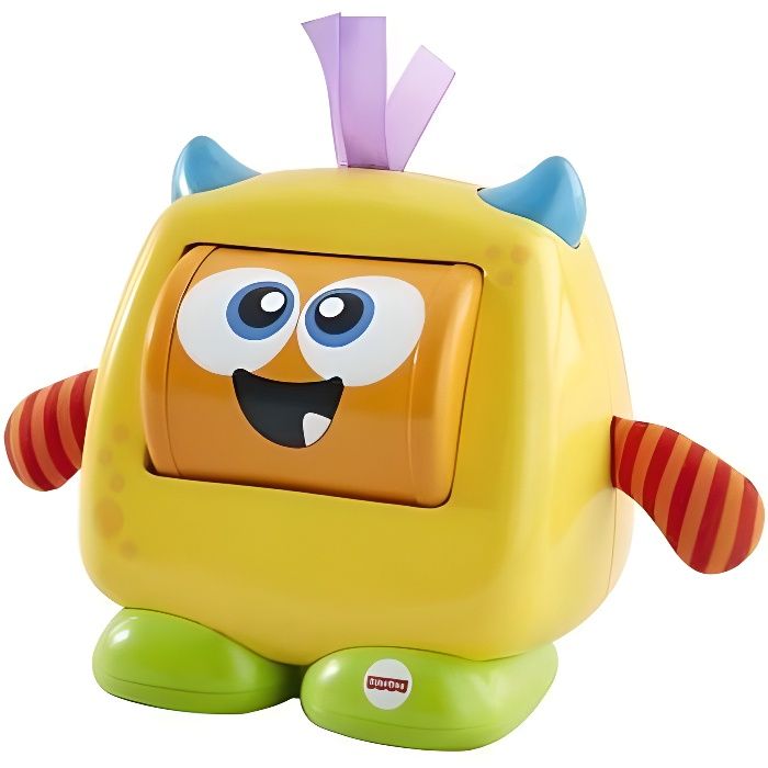 Jouet interactif FISHER-PRICE Mon Petit Monstre Rigolo pour l'apprentissage des émotions - 6 mois et +
