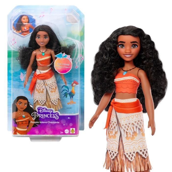 Poupée Vaiana Chantante - Disney Princess - Modèle - 3 Ans Et +