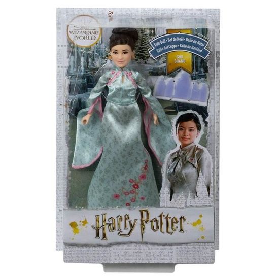 Harry Potter Poupée Articulée Cho Chang de 25 Cm en Costume Bal de Noël.