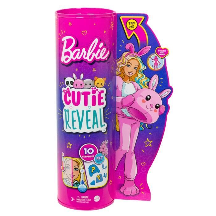 Poupee barbie cutie reveal licorne - Cdiscount