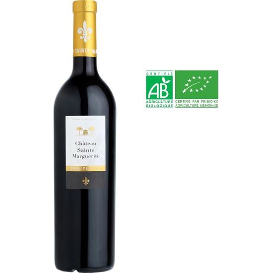 Château Sainte Marguerite 2019 Côtes de Provence Vin rouge de Provence Bio La cave Cdiscount