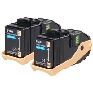 EPSON Cartouche de toner AL-C9300N - Cyan - 2 x 7500 pages EPSON Cartouche de toner AL-C9300N - Cyan - 2 x 7500 pages