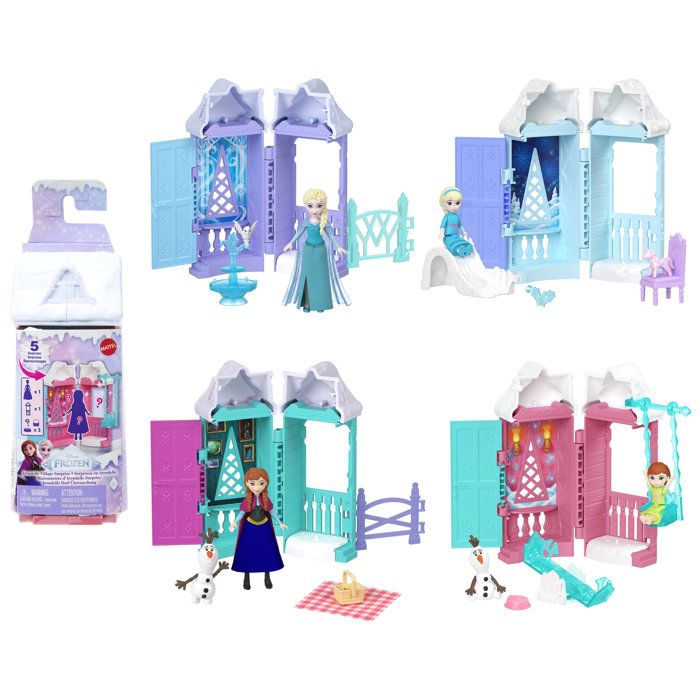 Disney Frozen Disney La Reine des Neiges Coffret Maisonnettes d'Arendelle Surprise