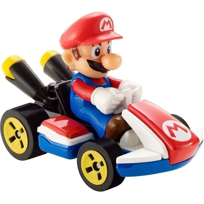 Véhicule miniature HOT WHEELS Mario Kart Mario à l'échelle 1/64