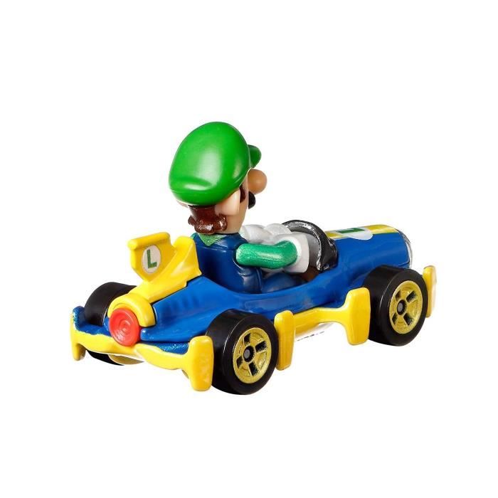 Mario kart hot wheels luigi clearance
