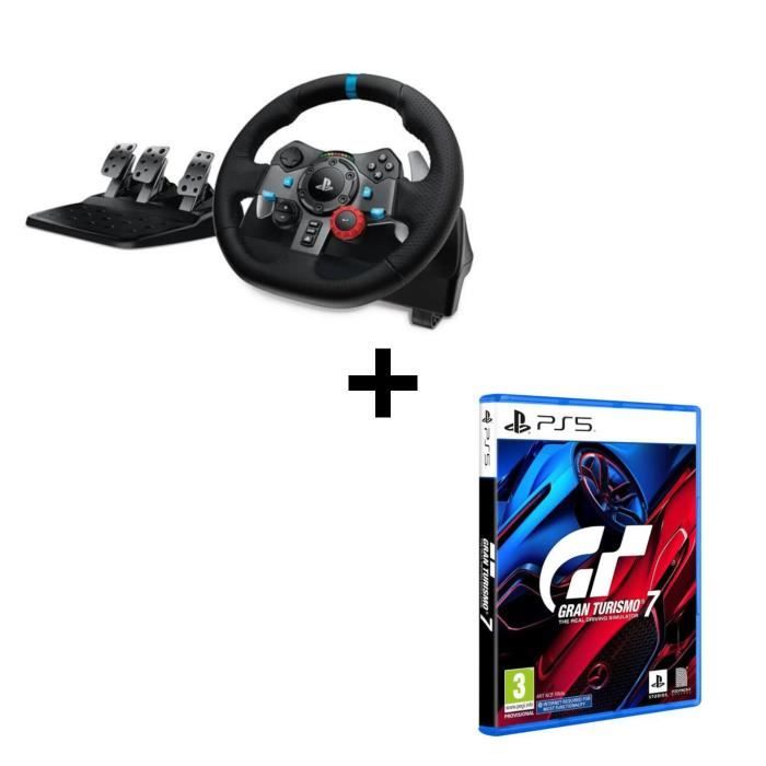 Pack : Logitech G29 Driving Force + Jeu Gran Turismo 7 PS5